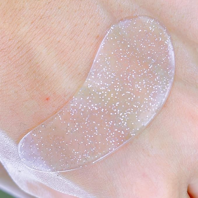 Under Eye Patches for Lash Lift and Eyelash Extension - Durable Gel Pads to Separate Upper & Lower Lashes - Sticky Moon Shape Patch Fits Eyelids - Eyelash Mask Cover in 4 Colors