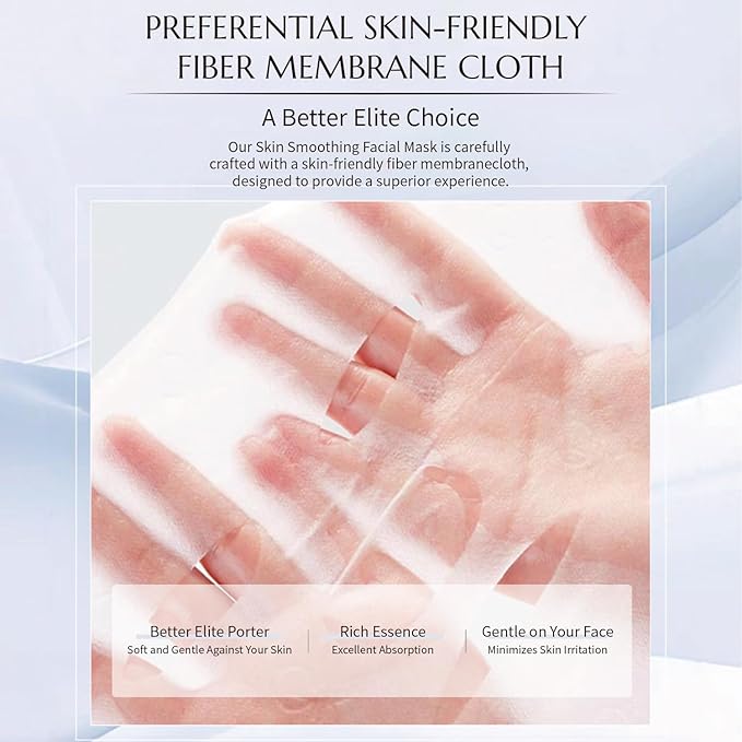 Bio-Collagen Facial Mask with Lyophilization Technology, 5pc Each