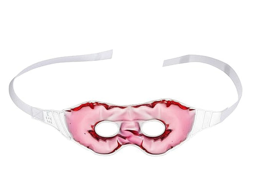 Eye See Gel Eye Mask for Puffiness and Dark Circles - Cooling Eye Masks for After Surgery and Headache/Stress Relief - Multiple Colors Available - Pink