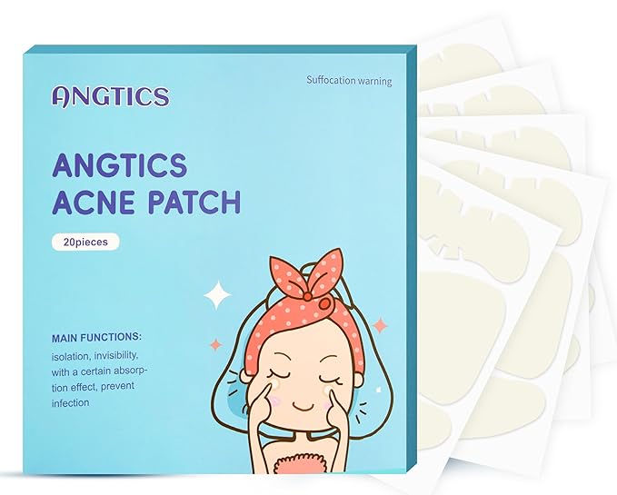 Large Pimple Patches for Face, Hydrocolloid Acne Patches, Zit Patches for Large Troubled Face, Chin, Back Blemish Patches Acne Spot Treatment Blemish Patches Pimple Stickers