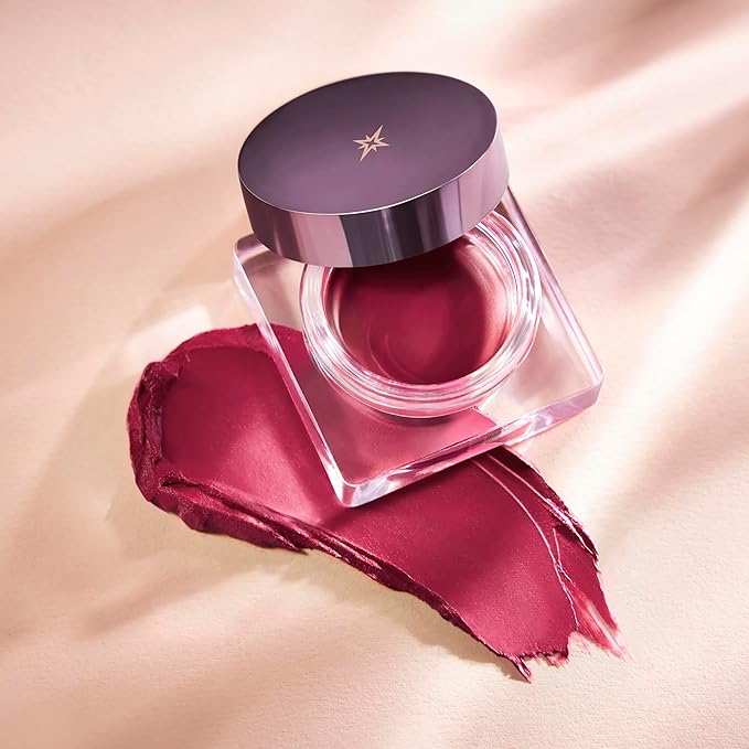 Sinful Lip N Cheek Mousse Tint - Powder Matte Blush for Cheeks and Tinted Lip Balm - 2 in 1 Weightless Formula - 001 Cherry - 0.14 oz