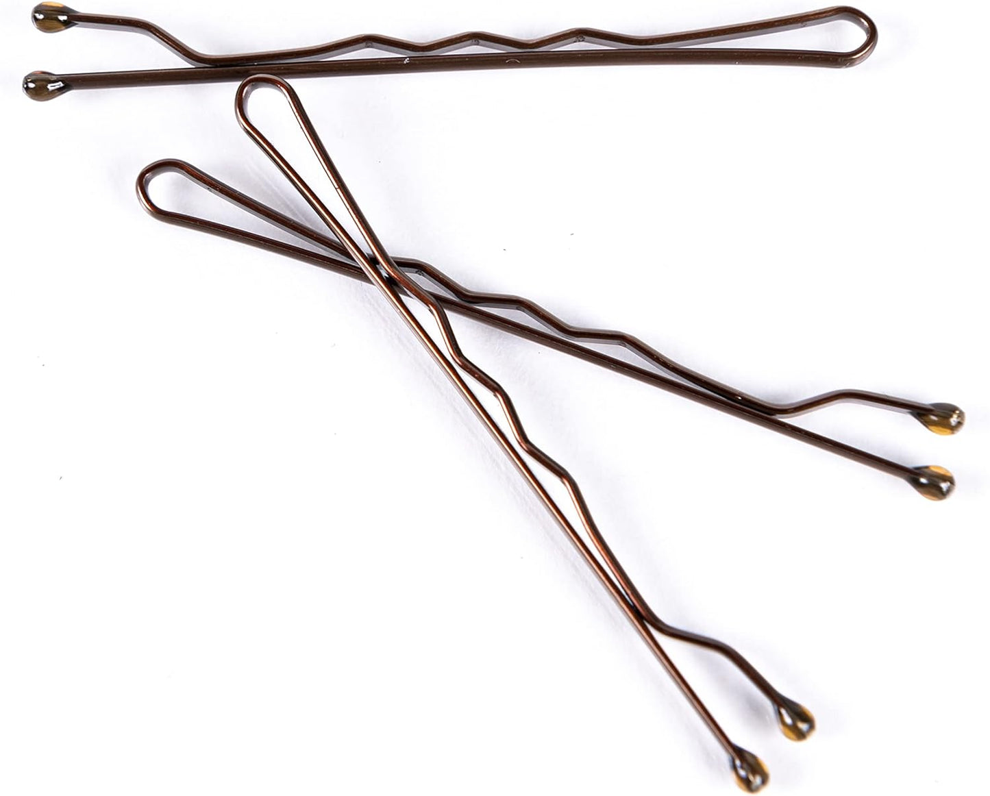 Amazon Basics Bobby Pins, Browth Hair Pins for all Hair types, 48 Count