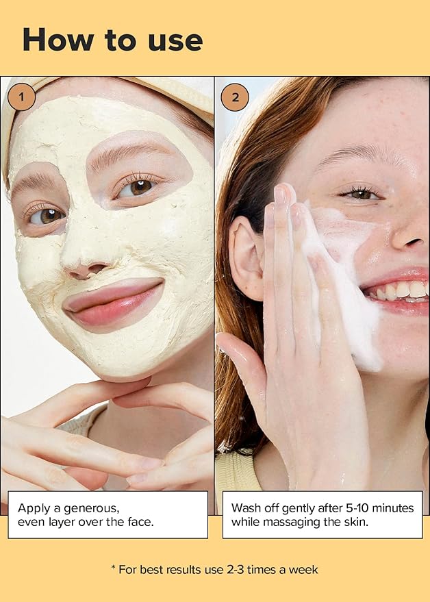 I DEW CARE Wash Off Face Mask - Cookie O' Glow | Hydrating and Purifying for Dry Skin with Cocoa Seed Butter, Korean Facial Mask Skin Care, 3.38 Oz