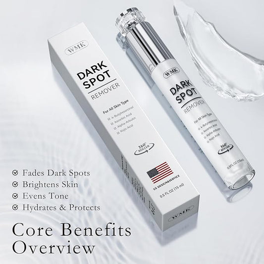 Dark Spot Remover for Face,Facial Dark Spot Remover for Sun Spots Age Spots Brown Spots,Body Dark Spots Remover Skin for Hands Underarm Legs (0.5 Fl Oz)