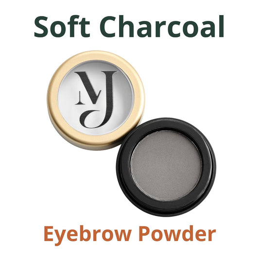 Soft Charcoal Eyebrow Powder – Long-Lasting, Waterproof, Smudge-Proof Brow Powder for Natural, Defined Brows – Vegan & Cruelty-Free Eyebrow Makeup by Marie-José
