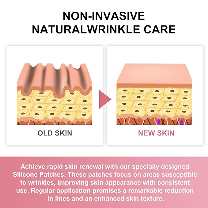 Reusable Wrinkle Patches - Silicone Fusion Treatment Forehead Patches for Brow Lift, Wrinkle Smoothers, Reduce Frown Lines & Face Lift - 3 Pack (Eye)