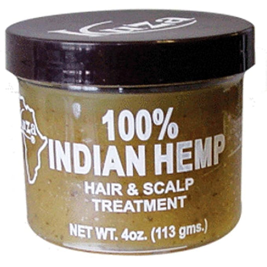 Kuza 100% Indian Hemp Hair & Scalp Treatment - Improves Dry Hair and Scalp Health - 4 oz