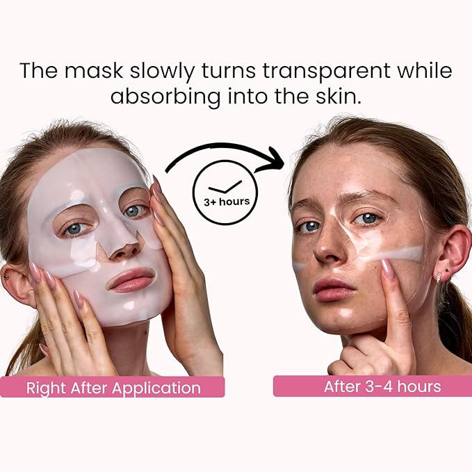 masque BAR Deep Collagen Glow Mask with Hyaluronic Acid |Tiktok Trending Rapid Absorbing Face Mask for Deep Hydration, Elasticity, and Pore Minimizing| Fragrance Free Korean Skincare-6pk