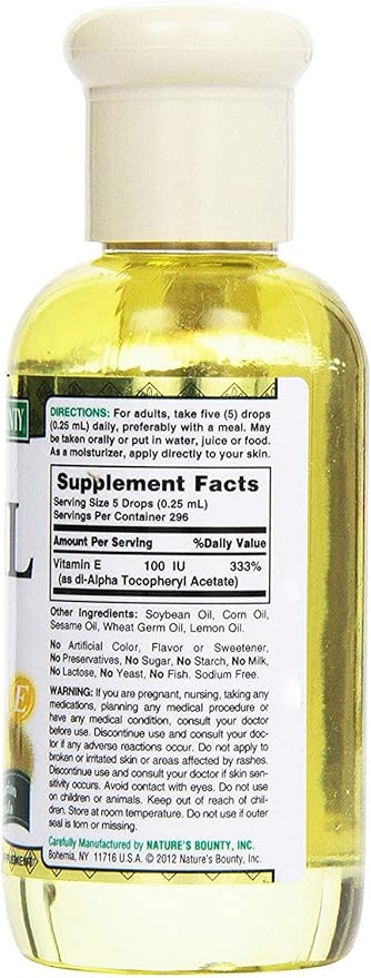 Nature's Bounty E Oil 30,000IU, 2.5 Fl. Oz (Pack of 2)