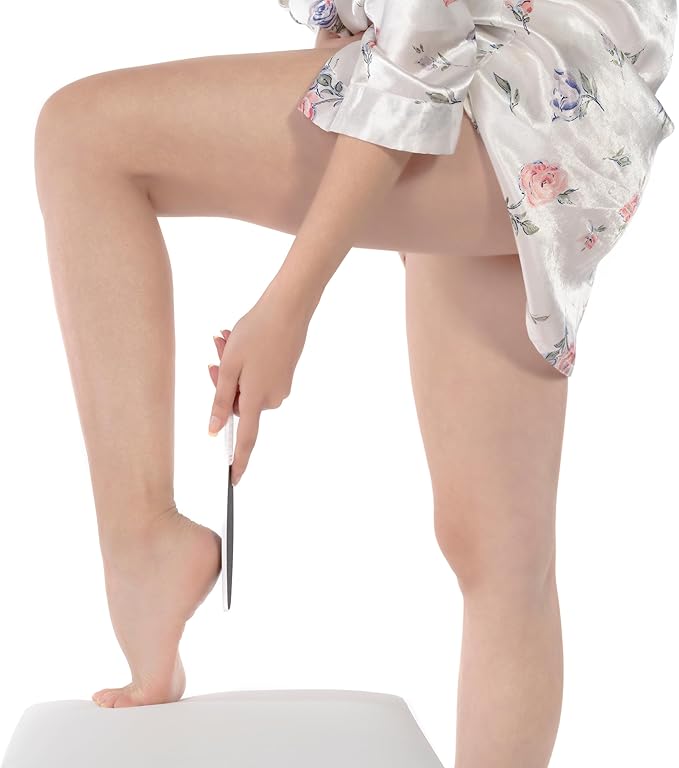 Made in Germany Double-Sided Metal and Emery Foot File - Heel Scraper & Cracked Feet Repair Instant Exfoliating Peel Foot Spray - Dead Skin Remover Cracked Heels Softener. Wonder Pedi