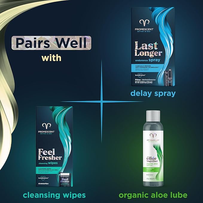 Promescent Massage Oil for Massage Therapy, Massage Oils for Date Night, Premium Body Oil for Men & Women to Relieve Stress & Sore Muscles, Essential Oils for Skin (4 oz) (Vanilla)