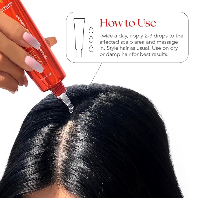 HAIRtamin Scalp Serum | Visibly Thicker, Nourished Hair and Healthy Scalp Treatment (Two Pack)