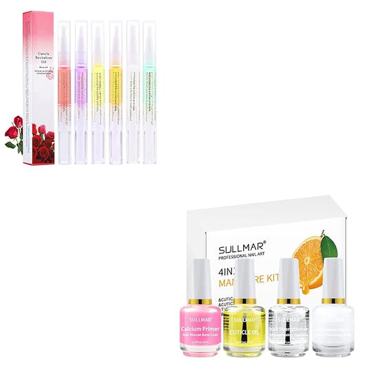 Nail Cuticle Oil Nail Nutrition Oil Pen Repair Nail Care Kit with Cutucle Oil