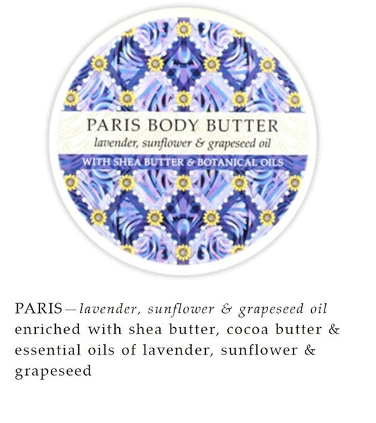 Greenwich Bay Trading Company, Paris Body Butter, Set of 2-8 Ounce Jars