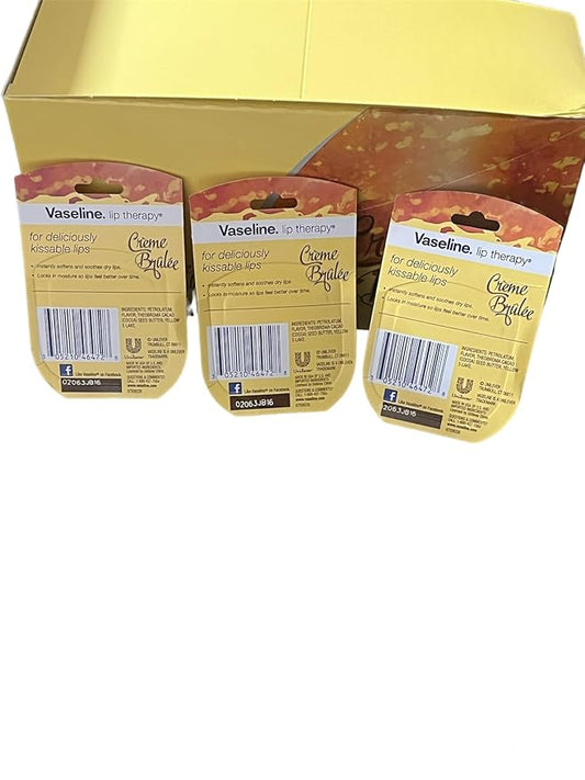 Vaseline Lip Creme Brulee Size .25z Vaseline Lip Therapy Creme Brulee .25z