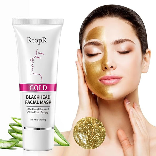 RtopR Blackhead Remover Mask, For All Skin Types, Deep Cleansing Blackheads, Dirts, Pores, Peel Off Facial Mask Nose Strips