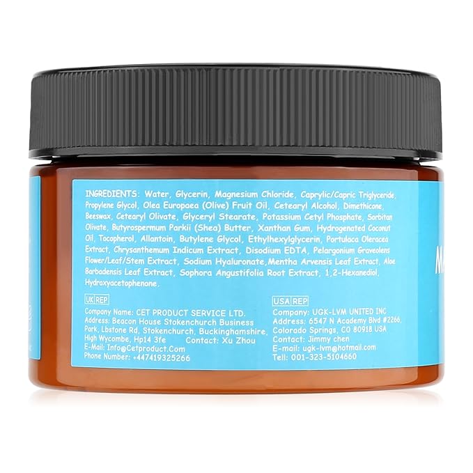 LEPONIX Magnesium Cream for Sleep - Topical Magnesium Lotion for Muscle Relaxation, Leg Cramps, Pain Relief & Better Sleep, Soothing Magnesium Body Butter for Adults & Kids (120ml, Unscented)