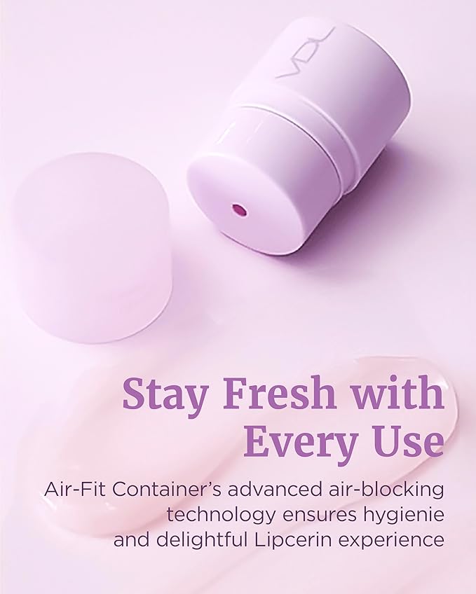 VDL Herbal Lipcerin (0.5fl oz) - Bergamot, Mallow Leaf, Sage. Long Term Moisturizing, Plumping, Conditioning Lip Gloss Balm. Korean Skin Care Sleeping Mask for Dry, Chapped Lips.