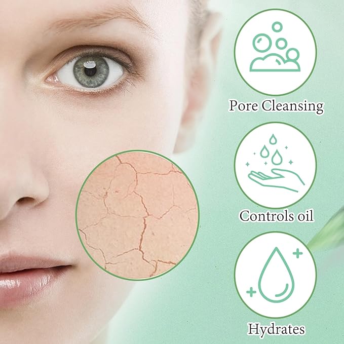 5PCS Green Tea Face Sheet Masks Set, 2PCS Oil Control Long Lasting Moisturizing Blackhead Remover Facial Mask Clay Stick, Deep Pore Cleansing Face Mask Skin Care for All Skin Types（7PCS）