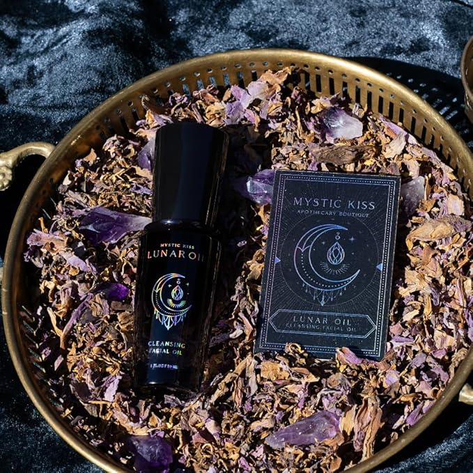 Lunar Hydrating Face Oil I Apricot Kernel Seed, Avocado, and Jojoba Oil For Face I Facial Gua Sha Oil I Anti Aging Skin Oil