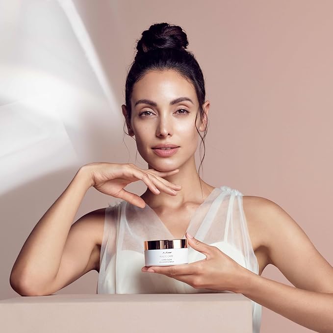 M. Asam MAGIC CARE Super Glow Cleansing Balm (3.38 Fl Oz) - Facial Cleanser For An Unique Cleansing Experience, Face Wash That Removes Dirt, Make-Up Remover, Facial Care