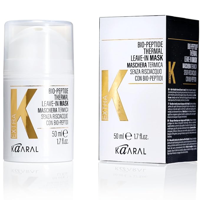 ExtraK Bio-Peptide Thermal Leave-In Hair Mask (50ml), 4-Minute Repair & Heat Protection, Strengthens Damaged Hair, Restores Shine & Elasticity, Professional Keratin Treatment