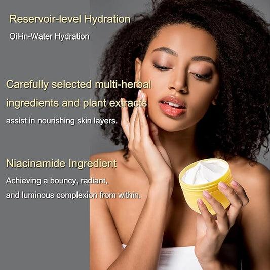 Moisture Good Night Body Cream, Daily Moisturizing Face & Body Lotion for Dry Skin, Rough Skin | | Gardenia & Niacinamide Moisturizer | Gentle Day and Night Body Cream For Women