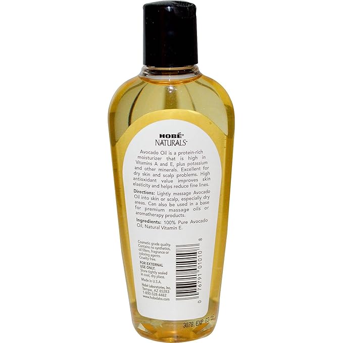 Hobe Labs Hobe Naturals Avocado Oil - 4 fl oz