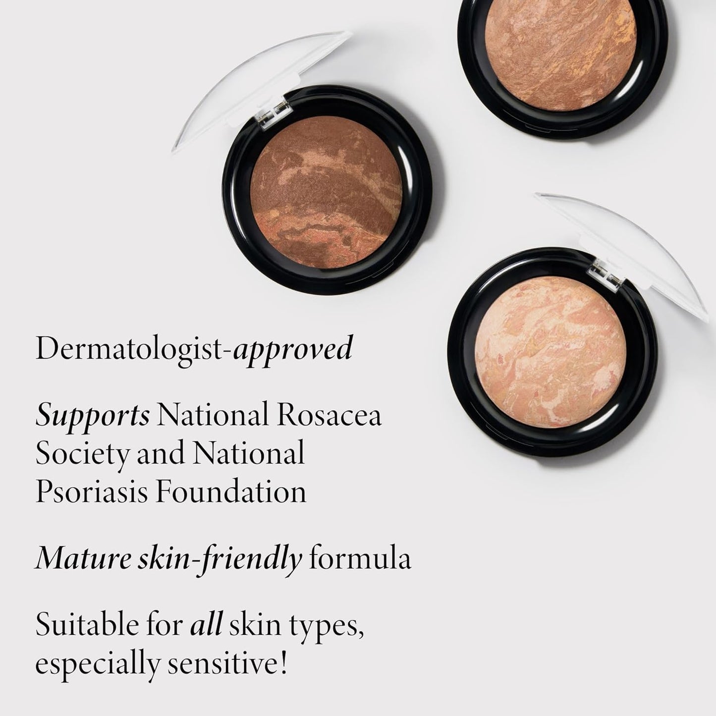 LAURA GELLER NEW YORK Award-Winning Baked Balance-n-Brighten To Go Travel Size Color Correcting Powder Foundation - Deep - Buildable Light to Medium Coverage - Demi-Matte Natural