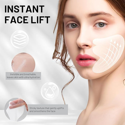 Joylandgo Wrinkle Patches, Joylandgo Wrinkle Removers Patches, Joylandgo Nasolabial Folds Removal Mask, Face and Forehead Wrinkle Patches, For Nasolabial, Forehead, Eye Care (10 Pcs)