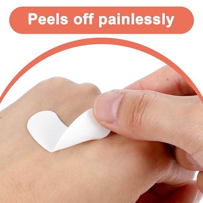 200 Pcs Natural Anti-sensitive Foam Under Eye Patches Pads Eyelash Extensions Tech Supplies Stick Well No Lint Microfoam Disposable Lash Pads Beauty Tools Kit Fit Most Eye Shape