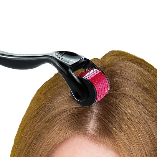 Derma Roller |540 Titanium Needles| Beard Derma Roller Hair Men, Beard Roller For Men and Women