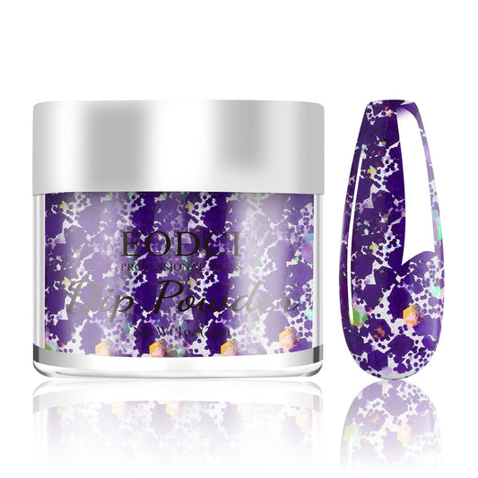 Nail Dip Dipping Powder,1 Oz/28g Dopamine Glitter Purple Color Dipping Powder French Nails Art Starter Manicure DIY Salon Home Gift for Women,No Need Nail Lamp Cured