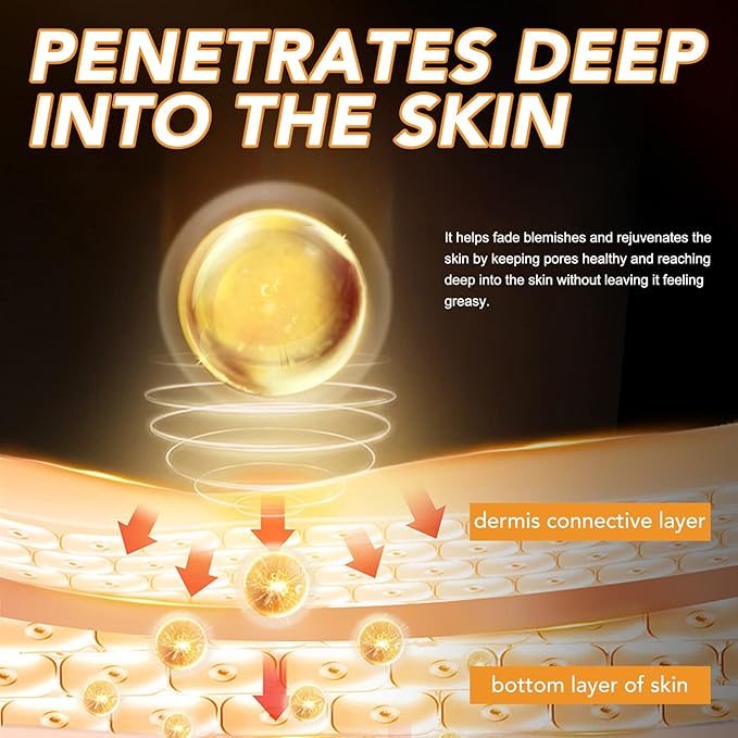 Turmeric Serum for Face Dark Spots, Face Skin Reduces Hyperpigmentation, Age Spots, Sun Spot, Improve Skin Tone 2Pack