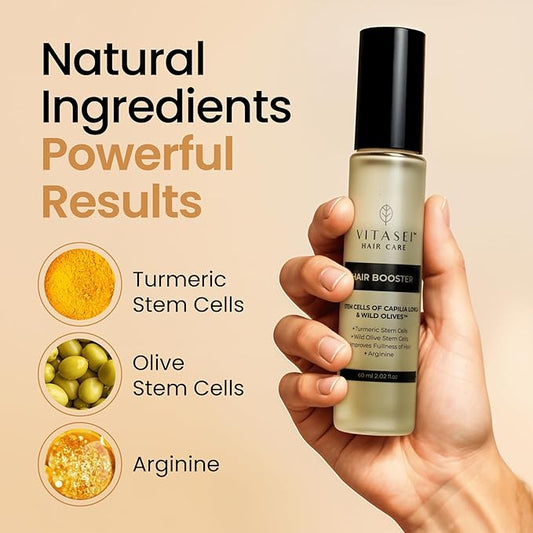 Hair Booster for Women & Men – Hair Revitalizing Serum with Capilia Longa & Arginine for Thick, Dry, Long, Damaged Hair – Peptide-Enriched Hair Tonic, 2 Fl Oz