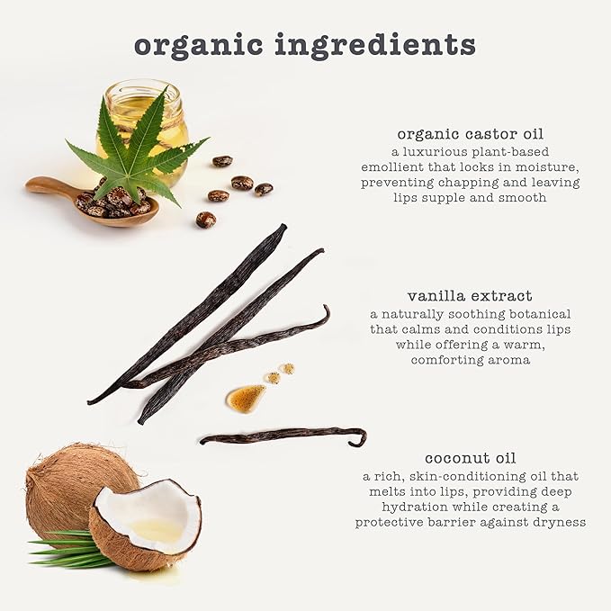 Erbaviva Vanilla Grapefruit Lip Balm 0.16 Ounce