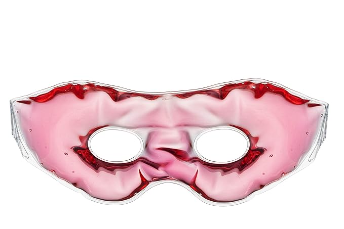 Eye See Gel Eye Mask for Puffiness and Dark Circles - Cooling Eye Masks for After Surgery and Headache/Stress Relief - Multiple Colors Available - Pink