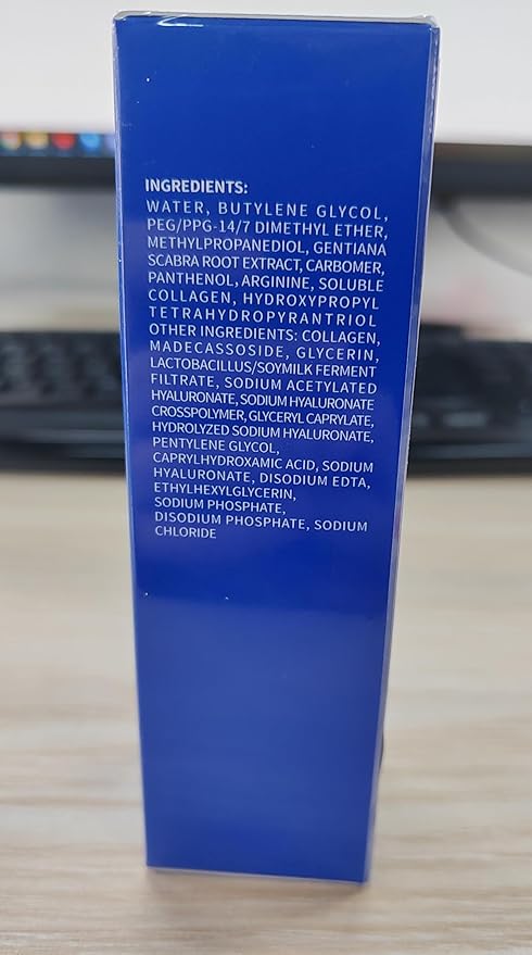 Soothing Collagen Serum for Face, Repair And Moisturize Skin, Anti Aging Face Serum for Women With Panthenol, Gentiana Scabra Root Extract, 1.01 FL OZ