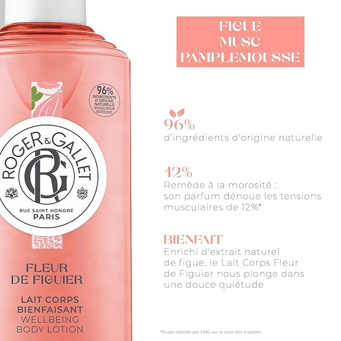 ROGER & GALLET| Body lotion for Women | FIGUIER 250 ml Bottle