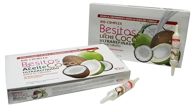 Coconut Oil Capsules 1 Pack – 0.61 oz Each, Deep Moisturizing Hair Treatment for Repair, Hydration, and Strengthening