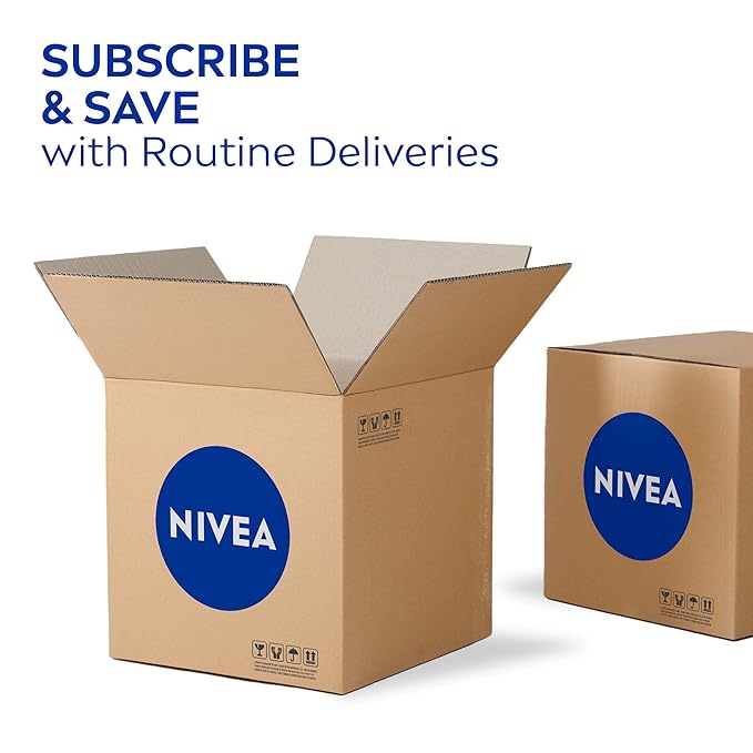 NIVEA Cocoa Butter Body Lotion with Deep Nourishing Serum, 16.9 Fl Oz Pump Bottle (Pack of 2)