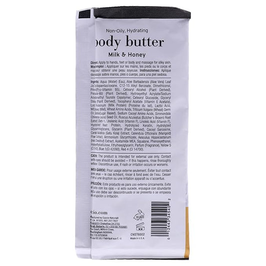 C U C C I O Luxury Spa Non-Oily Hydrating Butter - Milk and Honey by Cuccio Naturale for Unisex - 0.7 oz Body Butter