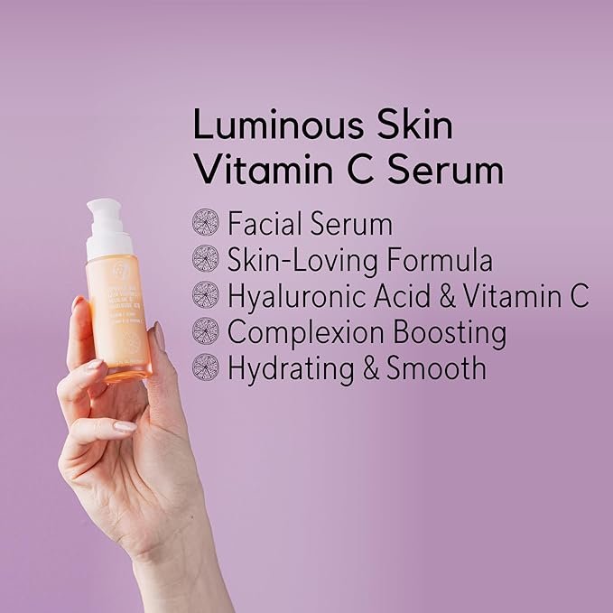 W7 Luminous Skin Vitamin C Serum - Soft Hydrating Cream With Hyaluronic Acid