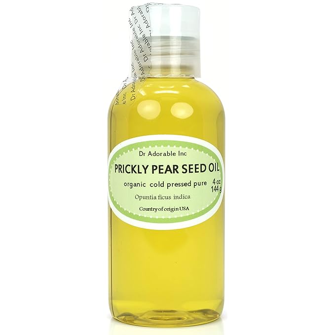 Dr Adorable - 4 oz - Prickly Pear Seed Oil - 100% Pure Natural Organic Cold Pressed