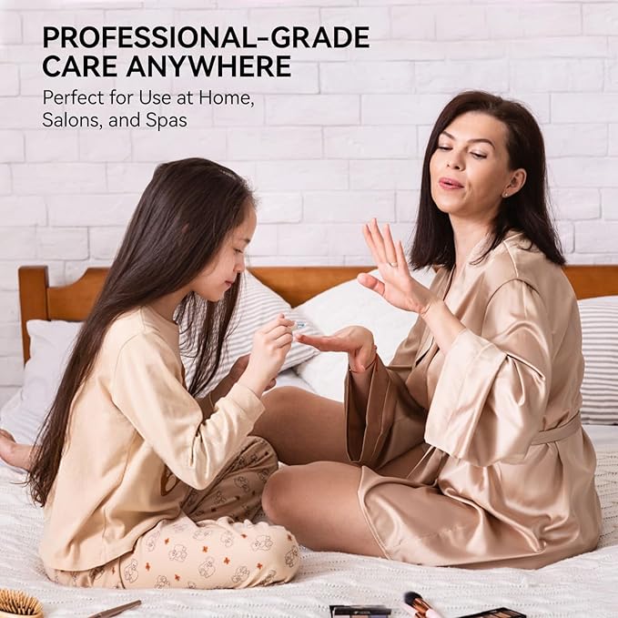 Nail Polish Strengthener and Growth Treatment: Azure Blue 15ml Gelike EC 6 in 1 Natural Nail Strengthener for Damaged Nails - Long Lasting Nail Hardener and Strengthener - For Daily Home Salon