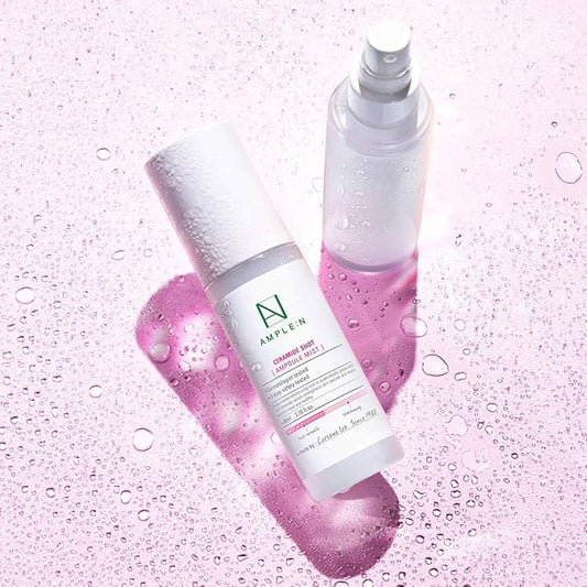 CORÉANA AMPLE:N Ceramide Shot Ampoule Mist - Hydrating Face Spray to Strengthen Skin Barrier – Moisturizing and Skin Repairing Face Ampoule Mist to Restore Vitality, 2.7 fl.oz.