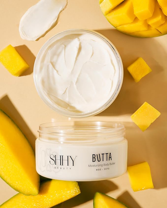 Butta Moisturizing Body Butter, Whipped Body Butter with Natural Shea, Natural Body Lotion for Body Glow, Deep Moisturizer and Body Care Lotion