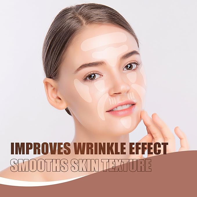 Face Anti Wrinkle Patches: Face Smooth Wrinkle Line - Overnight for Forehead Lines, Frown Lines, Crow’s Feet, Smile Line, Wrinkle Reduce for Women and Men 160pcs