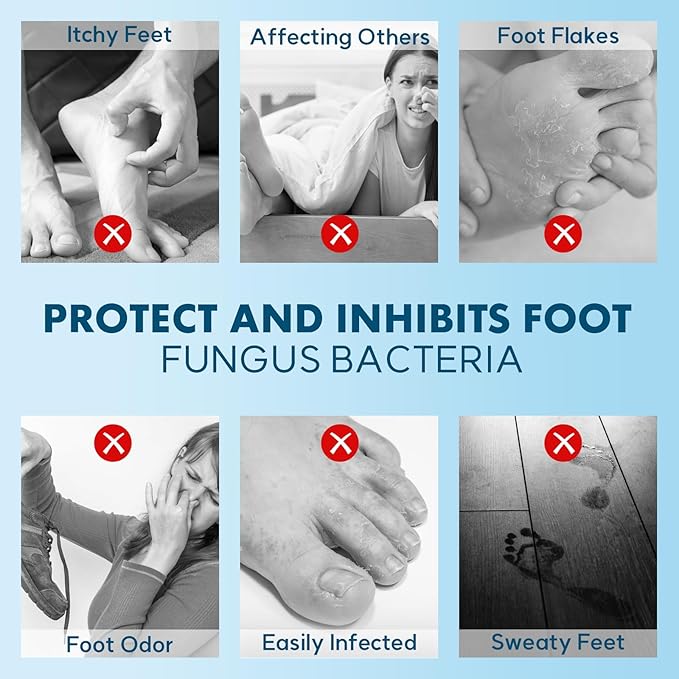 Athletes Foot Treatment, Natural Herbal Athletes Foot Spray for Most Athlete's Foot and Treat Symptoms of Molting, Blisters, Itching and Odor. (2Pcs, Fresh)