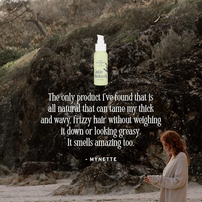 Captain Blankenship Nourish Hair & Scalp Serum | Restores the Scalp, Promotes Healthy Hair Growth, & Reduces Frizz | Color Safe, Organic, Sulfate Free, Vegan Haircare - 2 oz
